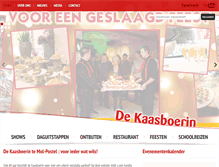 Tablet Screenshot of kaasboerin.be